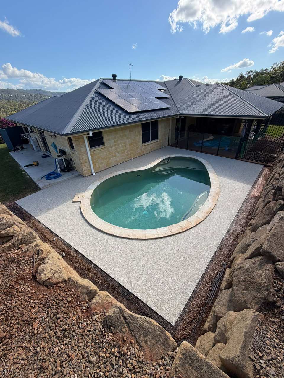 Reedy Creek resin pool deck